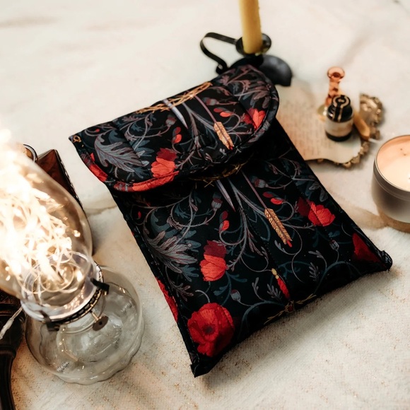 From Blood and Ash Jennifer Armentrout Puffy Quilted Book SLeeve Poppy Dagger - Picture 2 of 5
